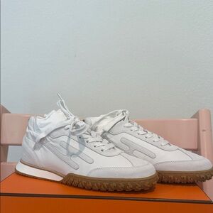 New Hermes  women White Jet sneaker